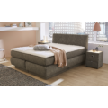 Kép 2/3 - ANNIKA Boxspring franciaágy 160x200 cm - Barna 411-08