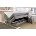 Kép 3/3 - ANNIKA Boxspring franciaágy 160x200 cm - Világos Szürke 411-19