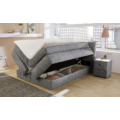 Kép 3/3 - ANNIKA Boxspring franciaágy 160x200 cm - Világos Szürke 411-19