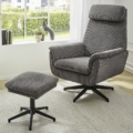 Kép 1/2 - HAMILTON relax fotel lábtartóval - 426-09 Szürke
