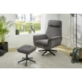 Kép 2/2 - HAMILTON relax fotel lábtartóval - 426-09 Szürke