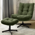 Kép 1/2 - KASPER relax fotel lábtartóval - 426-03 Zöld