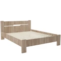 Kép 1/4 - OLIVÉR ágykeret ágyráccsal 160x200 cm - Sonoma Tölgy