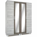 Kép 1/2 - BASIC 160 cm nyílóajtós gardrób - Katthult / Sötét Katthult
