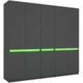 Kép 1/2 - BOSS 225 cm nyílóajtós gardrób - Matt Sötétszürke / Matt Sötétszürke