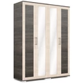 Kép 1/2 - MONZA 160 cm nyílóajtós gardrób - Canterbury / Santana
