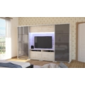 Kép 2/5 - BOND 4MF 318 cm TV-s gardrób - VÁLASZTHATÓ SZÍNEKBEN - MAGASFÉNYŰ