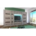 Kép 2/4 - CAPRI 318 cm TV-s gardrób - San Remo / Canterbury