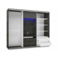 Kép 2/3 - DIAMOND 239 cm tükrös TV-s gardrób - Canyon Tölgy