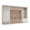 Kép 2/3 - LUX 318 cm TV-s gardrób - VÁLASZTHATÓ SZÍNEKBEN