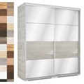 Kép 1/4 - MIRROR 180 cm tükrös tolóajtós gardrób - VÁLASZTHATÓ SZÍNEKBEN