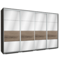 Kép 2/3 - MIRROR 318 cm tükrös tolóajtós gardrób - VÁLASZTHATÓ SZÍNEKBEN