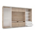 Kép 3/4 - MIRROR 318 cm tükrös TV-s gardrób - VÁLASZTHATÓ SZÍNEKBEN