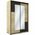 Kép 2/5 - NEO 140 cm tolóajtós tükrös gardrób - VÁLASZTHATÓ SZÍNEKBEN