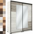 Kép 1/4 - NEO 180 cm tolóajtós tükrös gardrób - VÁLASZTHATÓ SZÍNEKBEN
