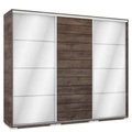 Kép 2/3 - PORTO 239 cm tolóajtós gardrób 2 FÓZOLT tükrös ajtóval - VÁLASZTHATÓ SZÍNBEN