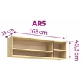 Kép 2/4 - ARIANA áthidaló elem - Artisan Tölgy / Magasfényű Fehér (AR5)