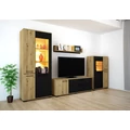 Kép 3/3 - ARIANA 165-ös TV-s elem - Artisan Tölgy / Matt Fekete (AR4)