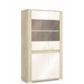 Kép 1/3 - CORTINA 90-es 3/4 üveges elem - Cotta Cremona / Magasfényű Beige (C12)