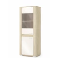 Kép 1/3 - CORTINA 60-as 3/4 üveges elem BALOS - Cotta Cremona / Magasfényű Beige (C13)