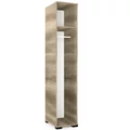 Kép 2/4 - GALAXY G2 ruhás teleajtós elem 40 cm - Canyon Tölgy / Rusztik Fehér (Erezett Fehér)