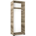 Kép 2/4 - GALAXY G5 ruhás teleajtós elem 80 cm - Canyon Tölgy / Rusztik Fehér (Erezett Fehér)