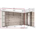 Kép 7/7 - NEST áthidaló 340-es LED világítással - Sonoma Tölgy / Canterbury