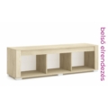 Kép 5/8 - CORTINA nappali szekrénysor 345 cm - Cotta Cremona / Magasfényű Beige