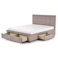 Kép 11/16 - EVORA ágykeret ágyráccsal és fiókokkal 160x200 - Beige