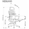 Kép 6/13 - VESUVIO forgószék - Fekete
