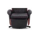 Kép 10/19 - CAMARO relax TV fotel állítható hát- és lábtámasszal - Fekete / Piros