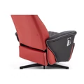 Kép 17/19 - CAMARO relax TV fotel állítható hát- és lábtámasszal - Fekete / Piros