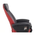 Kép 19/19 - CAMARO relax TV fotel állítható hát- és lábtámasszal - Fekete / Piros