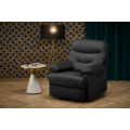 Kép 2/14 - DRAGER relax TV fotel - Fekete bársony szövet