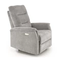 Kép 9/14 - JAMAL automata relax TV fotel - Szürke szövet