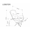 Kép 5/12 - LOBSTER relax fotel - Fahéj szövet