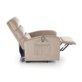 Kép 5/15 - MARONI automata TV fotel, felállás segítővel - Bézs bársony szövet