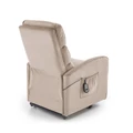 Kép 8/15 - MARONI automata TV fotel, felállás segítővel - Bézs bársony szövet