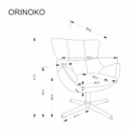Kép 12/12 - ORINOKO relax fotel - Szürke szövet
