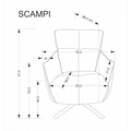 Kép 12/12 - SCAMPI relax fotel - Cappuccino szövet