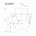 Kép 12/12 - SCAMPI relax fotel - Cappuccino szövet