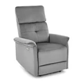 Kép 12/12 - SEMIR automata relax TV fotel - Szürke bársony szövet
