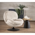 Kép 2/12 - SHELL relax fotel - Krém szövet