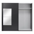 Kép 7/9 - .ASCONA 8XGGA102 219 cm tolóajtós gardrób TÜKÖRREL - Grafit
