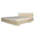 Kép 2/6 - GABRIELA ágykeret ágyrács nélkül 180x200 - Sonoma tölgy / Fehér