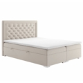 Kép 1/7 - DORMAN Boxspring franciaágy 180x200 cm - Krém Mono 231