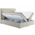 Kép 3/7 - DORMAN Boxspring franciaágy 180x200 cm - Krém Mono 231