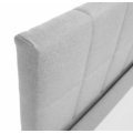 Kép 4/13 - FERATA KOMFORT Boxspring franciaágy 140x200 cm - Világosszürke Colet 04