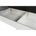 Kép 6/16 - FERATA KOMFORT Boxspring franciaágy 180x200 cm - Világosszürke Colet 04