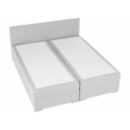 Kép 12/16 - FERATA KOMFORT Boxspring franciaágy 180x200 cm - Világosszürke Colet 04